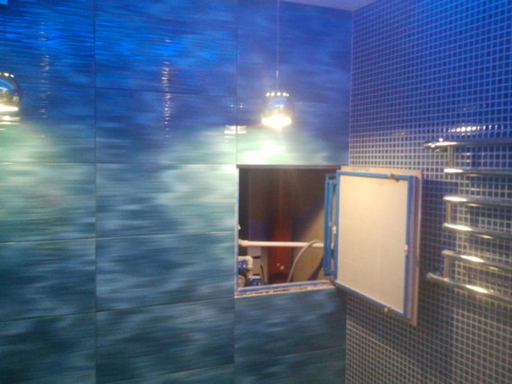 Люки в интерьере Люкер, ревизионные сантехнические люки