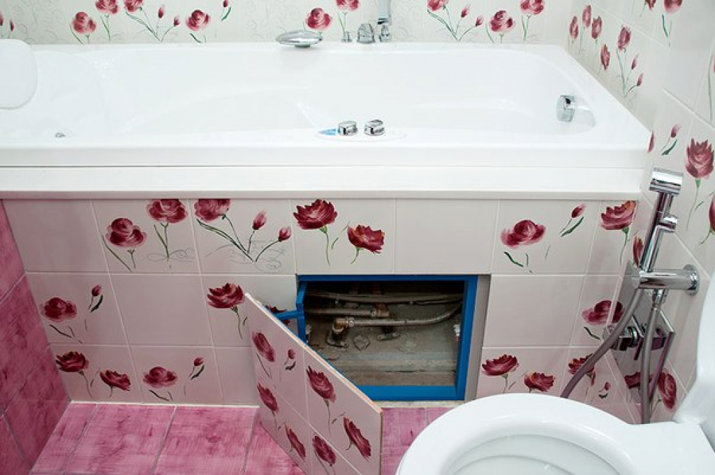 Люки в интерьере Люкер, ревизионные сантехнические люки