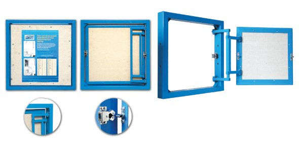 Ревизионные люки серии A (сталь / присоска) Люкер, ревизионные сантехнические люки