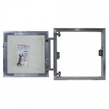 Сантехнические люки под плитку серии AL-KR (алюминиевый) Люкер, ревизионные сантехнические люки