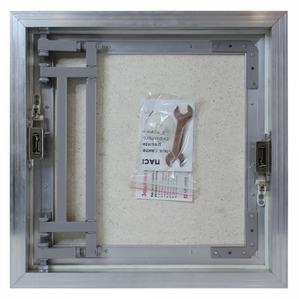 Сантехнические люки под плитку серии AL-KR (алюминиевый) Люкер, ревизионные сантехнические люки