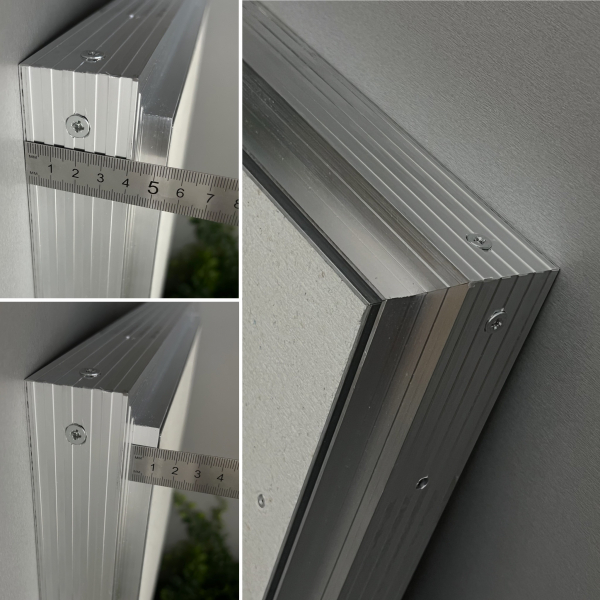 Сантехнические люки под плитку серии AL-KR (алюминиевый) Люкер, ревизионные сантехнические люки