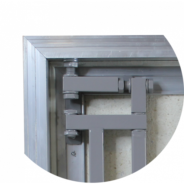 Сантехнические люки под плитку серии AL-KR (алюминиевый) Люкер, ревизионные сантехнические люки