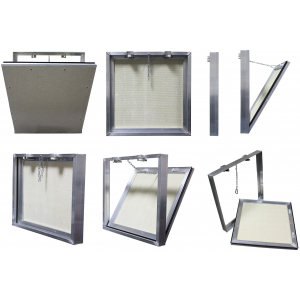 Люк серии Д (доступ съёмный) 30x60 см Люкер, ревизионные сантехнические люки