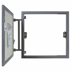 Скрытые люки под плитку серии K (сталь / нажимной) 30x30 см Люкер, ревизионные сантехнические люки