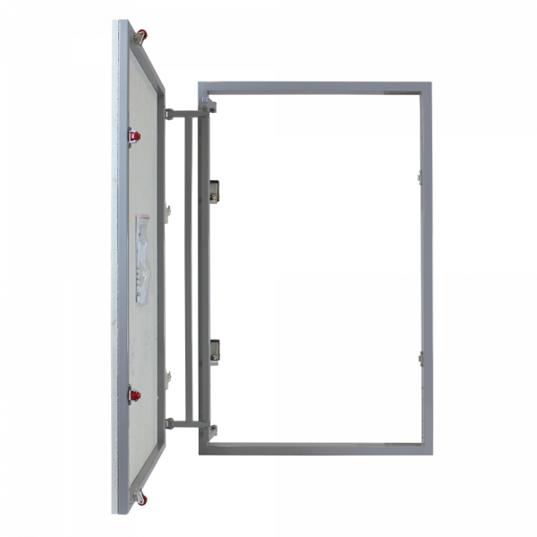 Скрытые люки под плитку серии K (сталь / нажимной) Люкер, ревизионные сантехнические люки