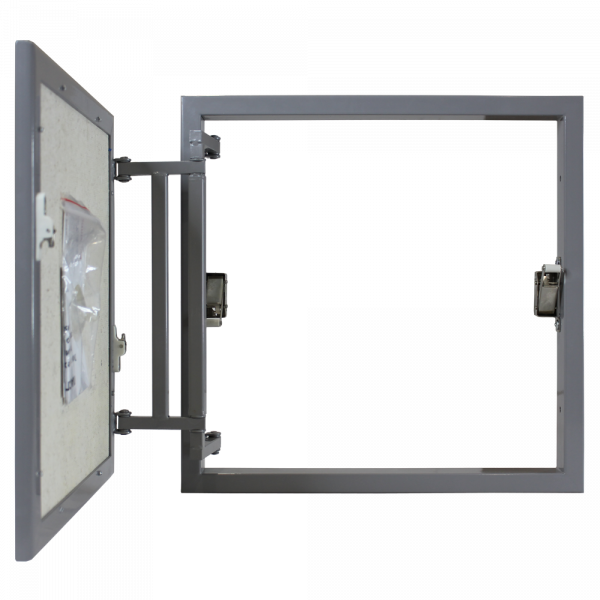 Скрытые люки под плитку серии K (сталь / нажимной) Люкер, ревизионные сантехнические люки